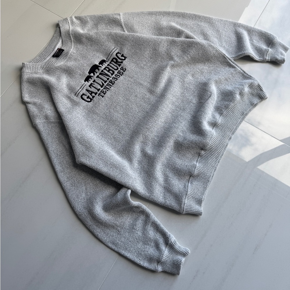 Gray Gatlinburg Tennessee Men's Sweater